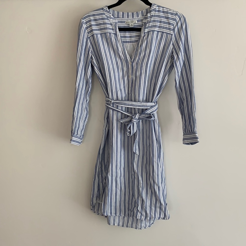 J Crew Mercantile Striped Dress XS
